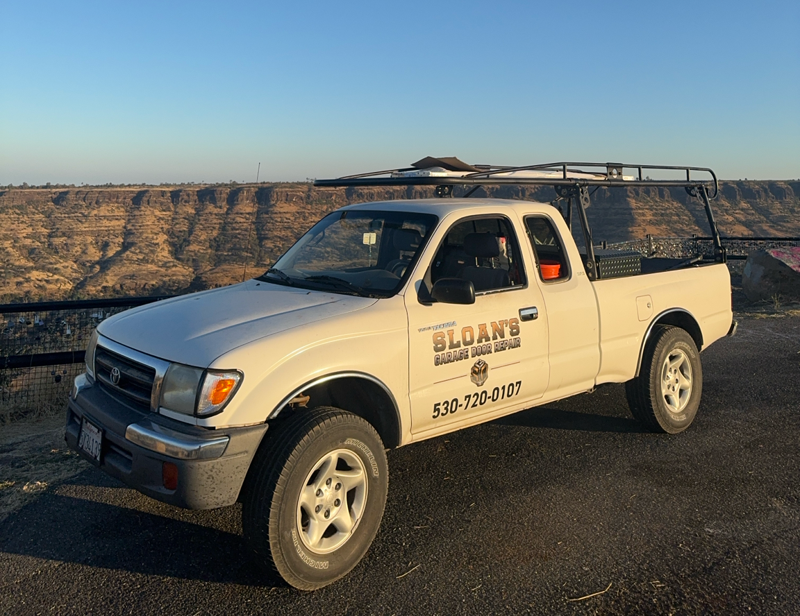 Sloan's Garage Door Repair service truck